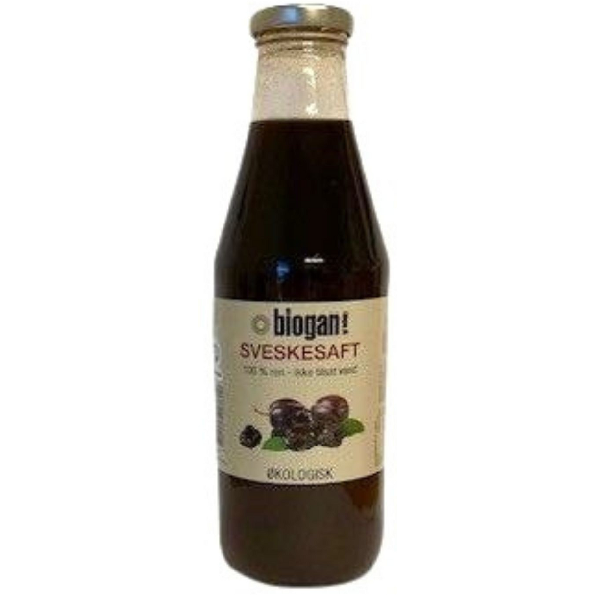Biogan Katrinplommonjuice 100 % Frukt Ekologisk | 750 ml