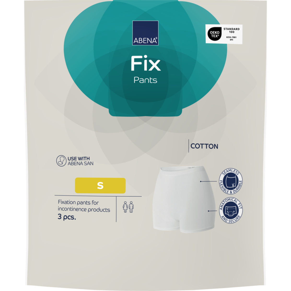 Fix Pants Fixeringsbyxor Cotton, S med ben