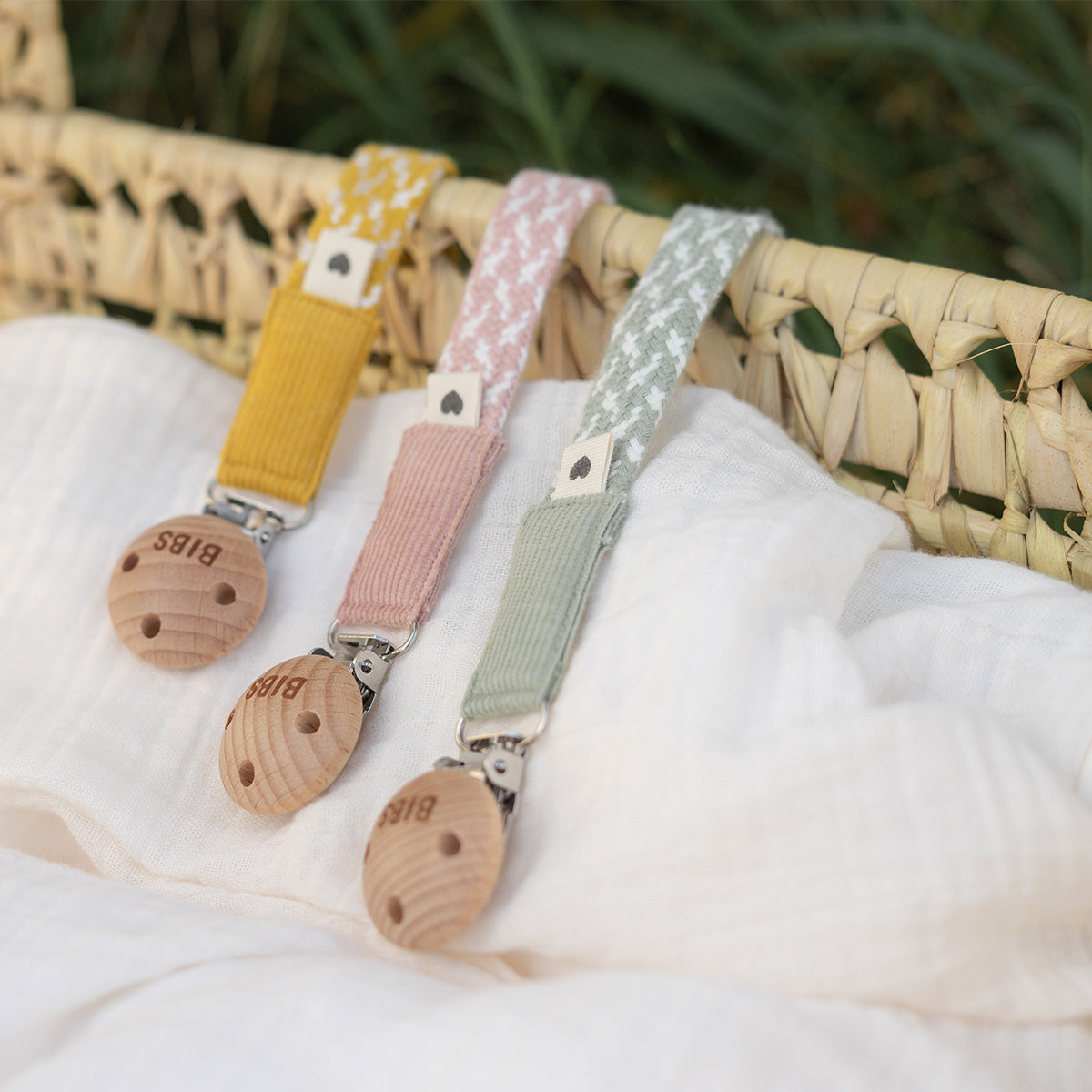 Napphållare Flätad (Sage/Ivory)