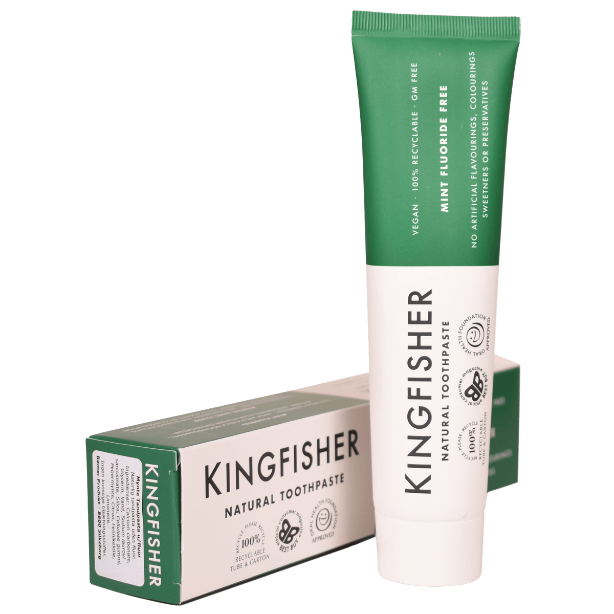 Kingfisher Tandkräm utan Fluor | Mynta