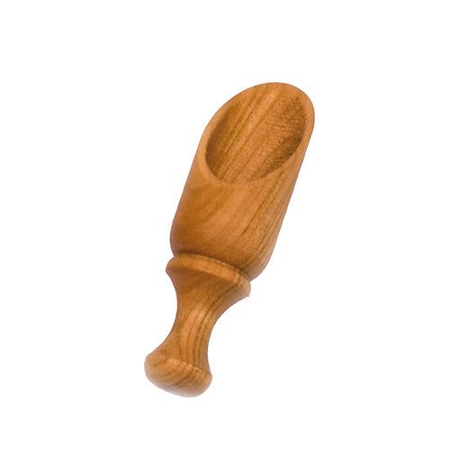 Stor Salt Sked 9 Cm Körsbärsträ