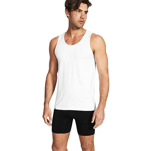 Men´s Singlet hvid str. S