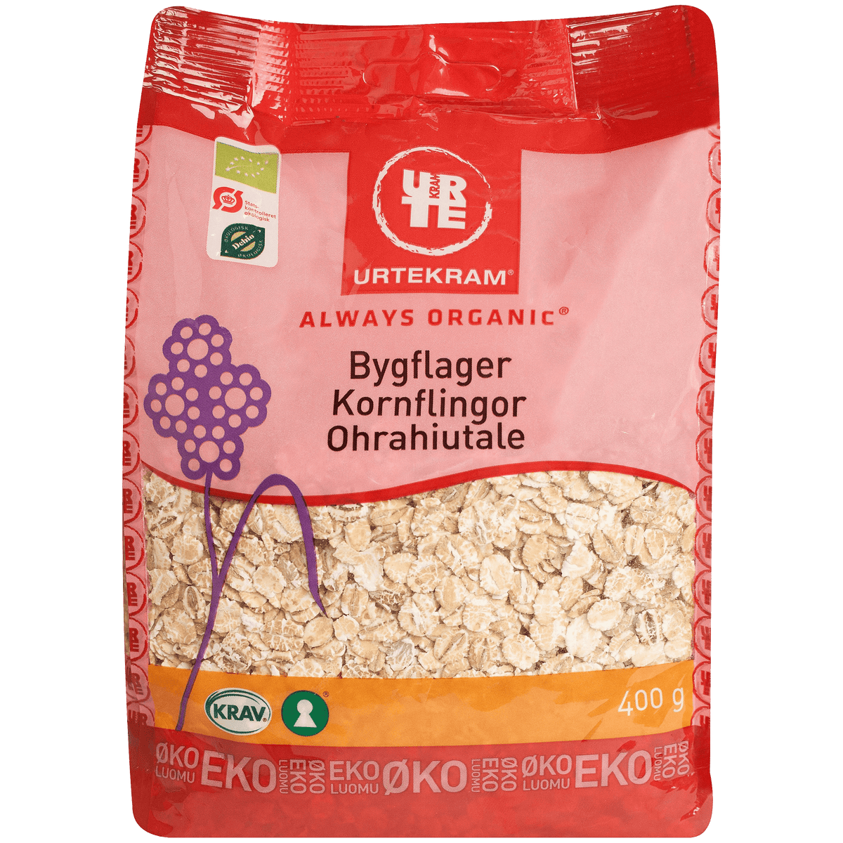 Urtekram Kornflingor Ekologisk | 400 g
