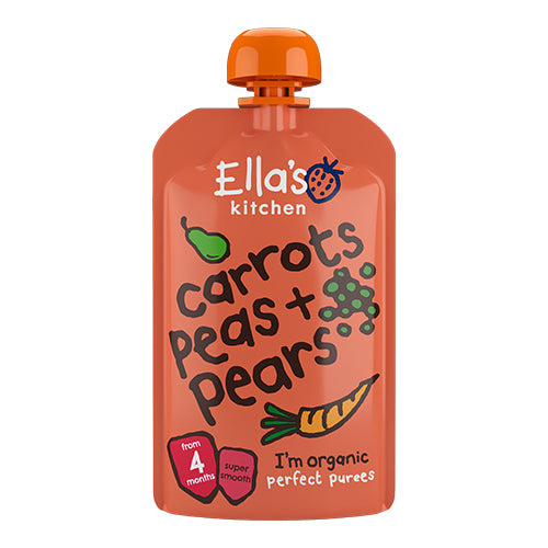 Babymos Morot, Ärtor & Päron 4 månader EKO