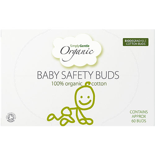 Simply Gentle Bomullspinner för baby eko bomull 72 st