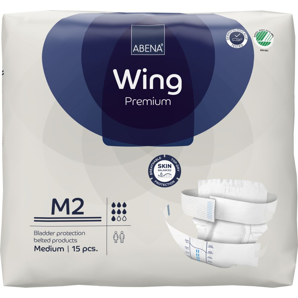Abena Wing M2 15 stk | Medium