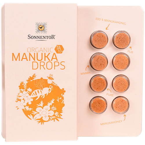Sonnentor manukahonungsdrops TA10+ Ø | 22,4 gr