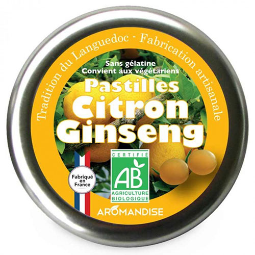Sugtabletter med Citron & Ginseng