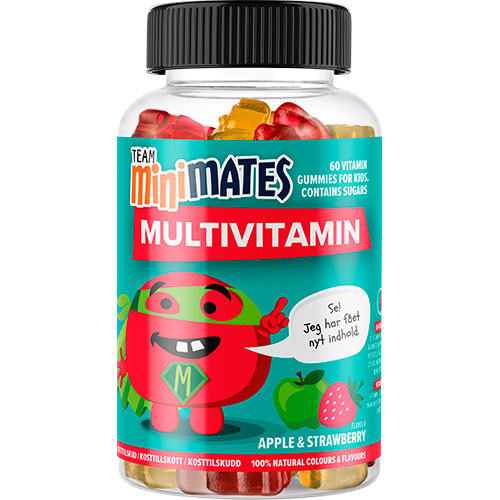 Multivitamin med äpple och jordgubb