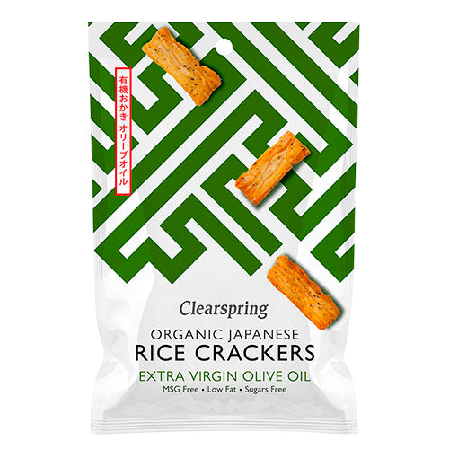 Rice Crackers Med Olivolja Och Salt