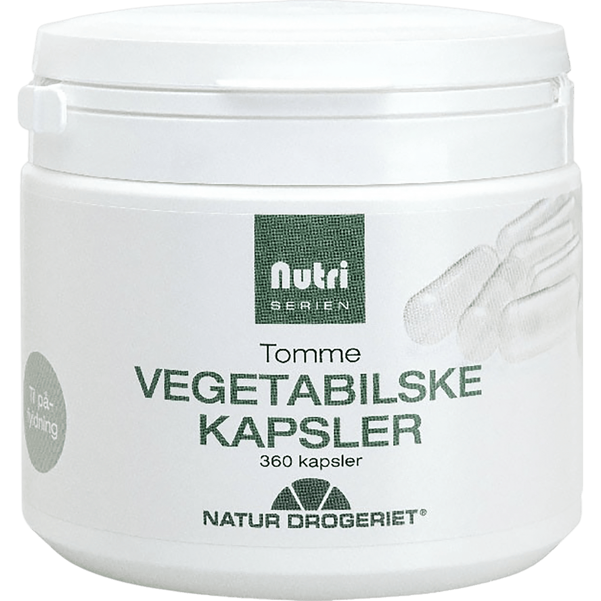 Natur-Drogeriet Vegetabiliska Kapslar Tomma | 360 Kapslar