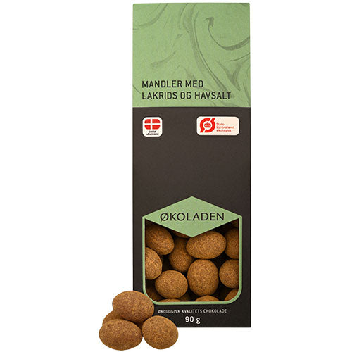 Mandlar med lakrits och havssalt Eko