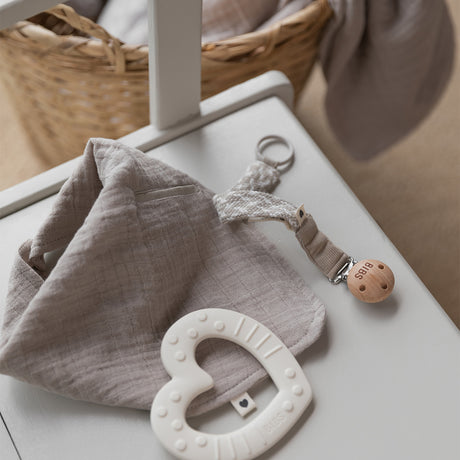 Napphållare Flätad (Sand/Ivory)