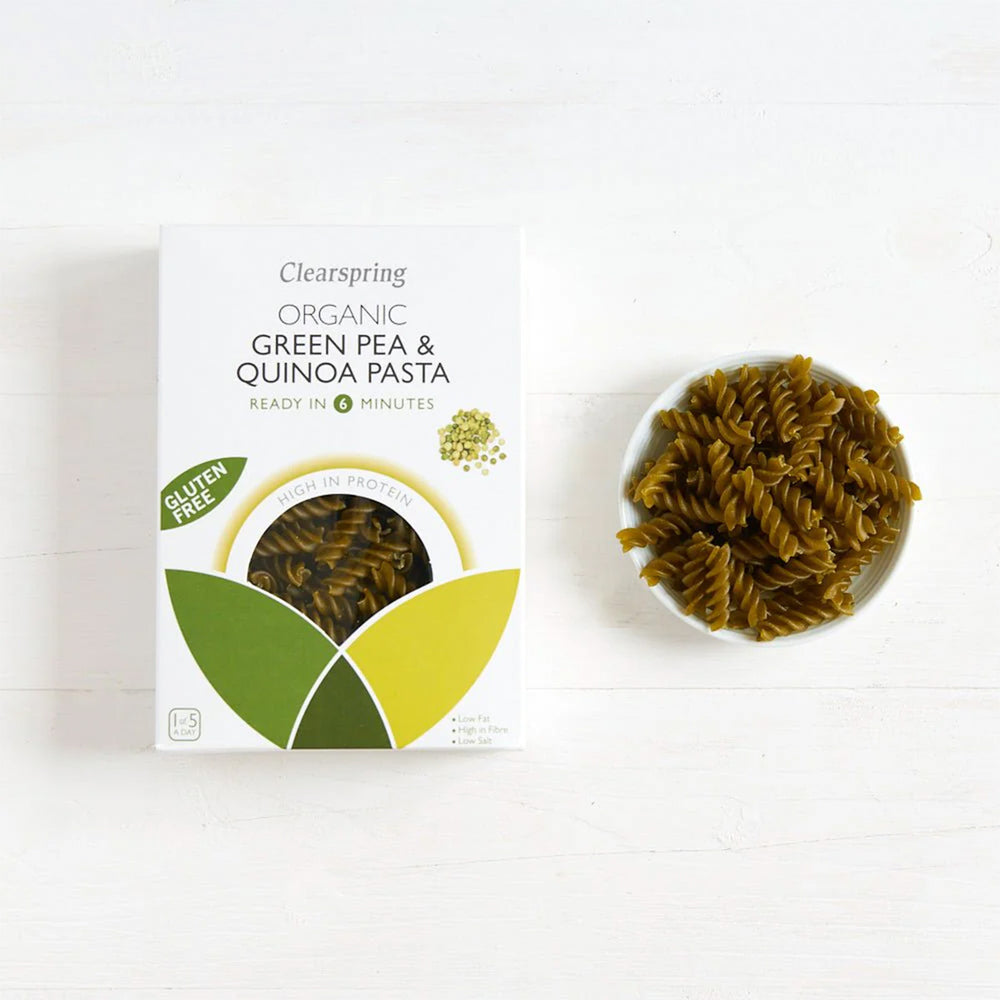 Glutenfri Fusilli Med Gröna Ärtor & Quinoa EKO, Vegansk