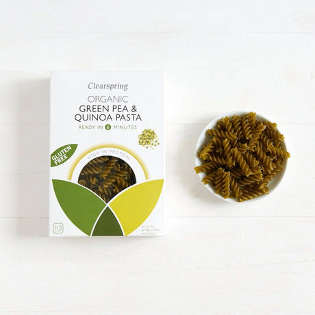 Glutenfri Fusilli Med Gröna Ärtor & Quinoa EKO, Vegansk
