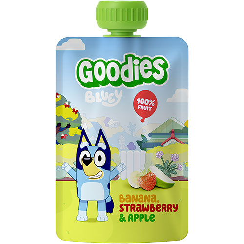 Goodies Bluey banana, strawberry & apple smoothie | 100 gr