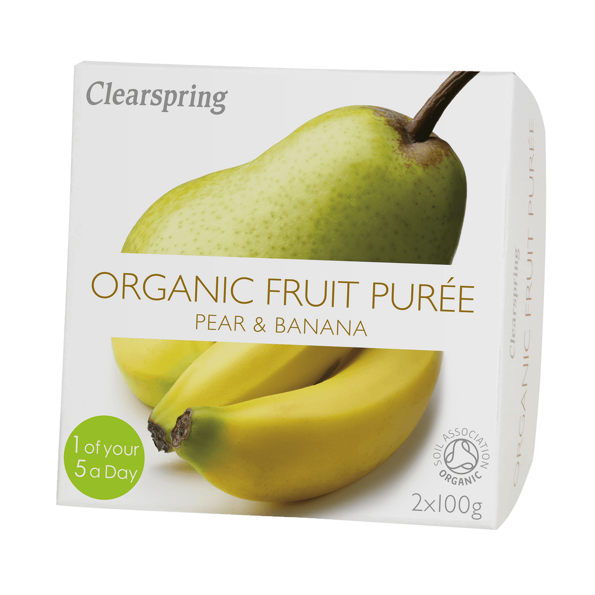 Clearspring Fruktpuré Ekologisk 200 g | Banan och Päron