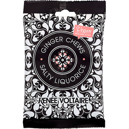 Renée Voltaire Ginger Chews Saltlakrits | 84 gr