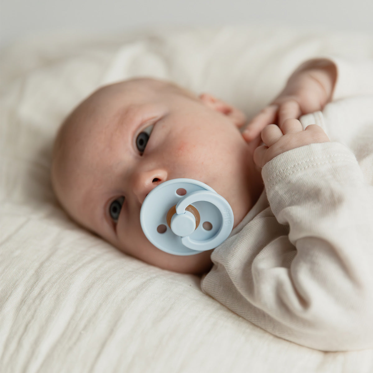 Colour Latex 6mån+ Symmetrisk (Iron/Baby Blue) 2 st