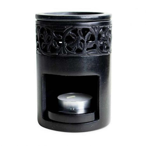 Duftlampe (Svart Täljsten) 8 X 11cm hög
