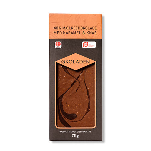 Mjölkchoklad karamell/knäck EKO 40%