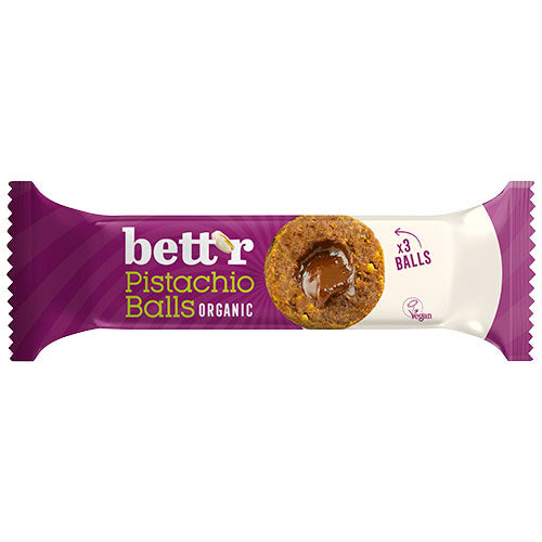 Fruktkulor med fyllning av pistasch/kakao EKO