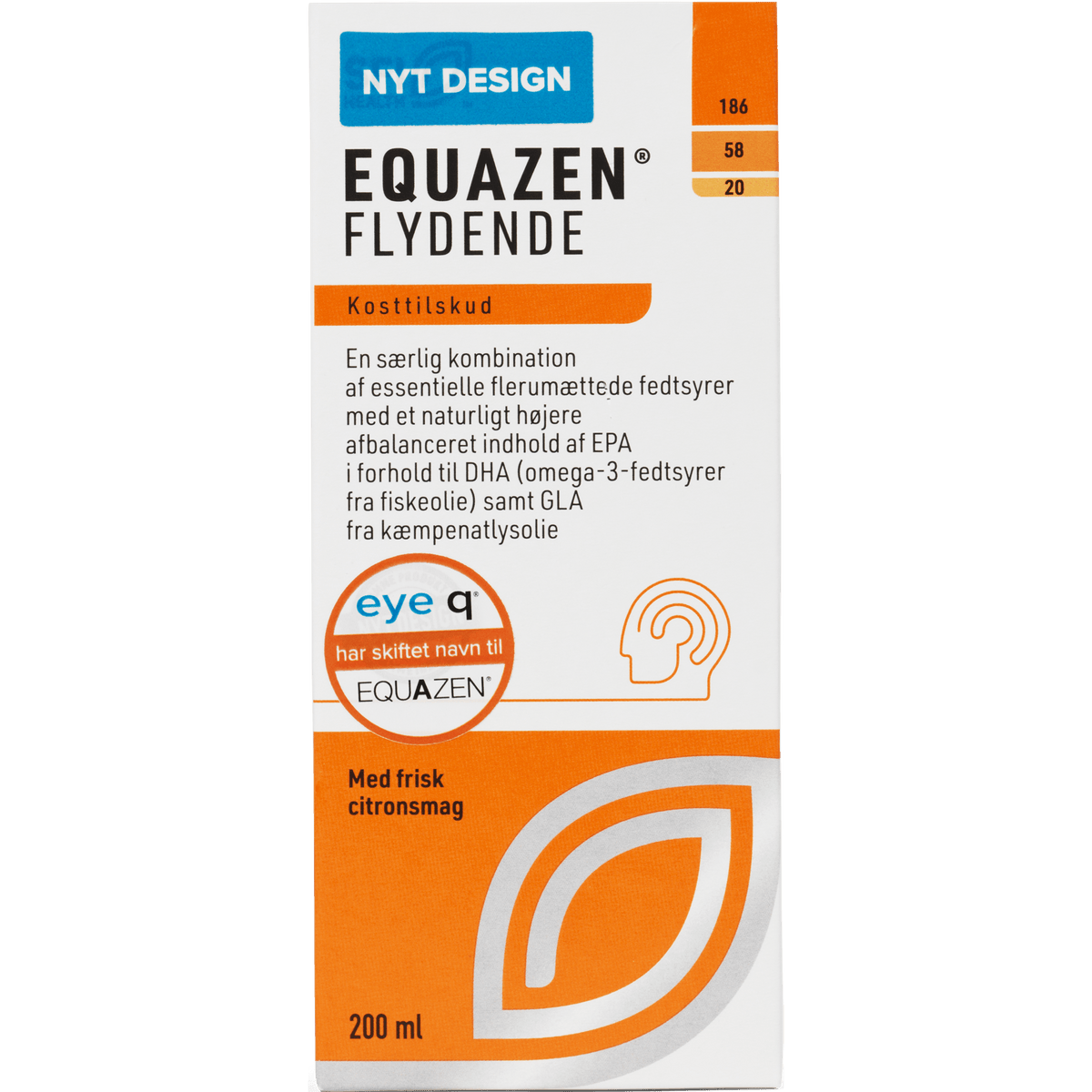 Equazen Eye Q Flytande Citronsmak | 200 ml