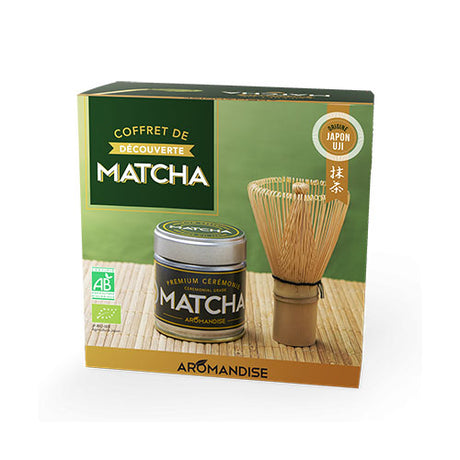 Matcha discovery set EKO (matcha-te & visp av ceremoniell kvalitet)