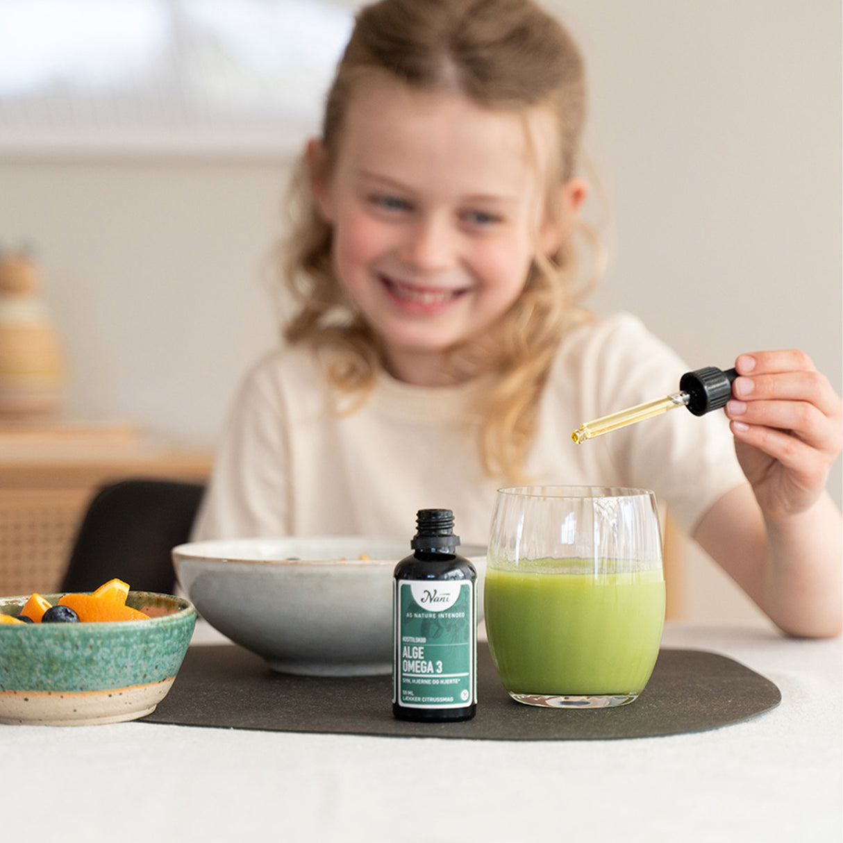 Nani Alge Omega 3 droppar med citrussmak | 50 ml