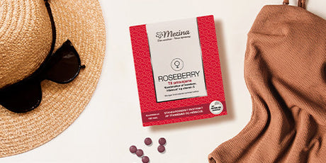 Kosttillskott med tranbär, hibiskus och vitamin C