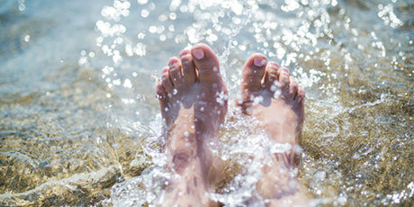 Sommarfötter snabbt