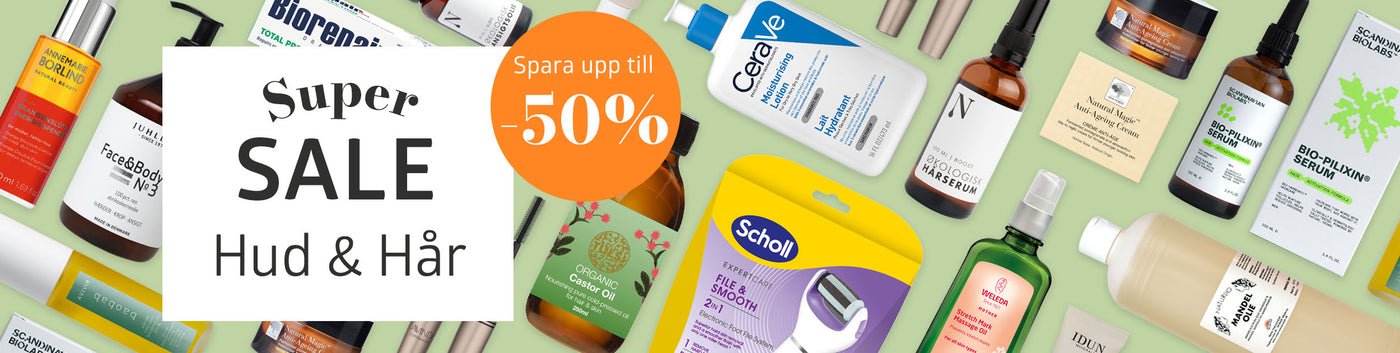 Super Sale - Hud & Hår