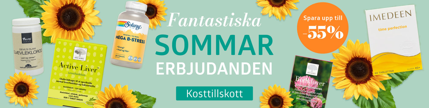 Fantastiska sommarerbjudanden - Kosttillskott