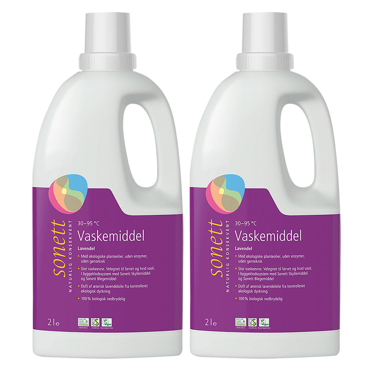 Sonett Flytande Tvättmedel Lavendel | 2 x 2 Liter
