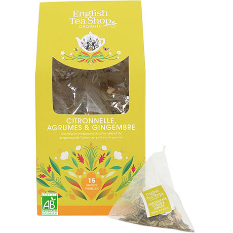 Koffeinfri Te Lemongrass, Citrus & Ginger EKO