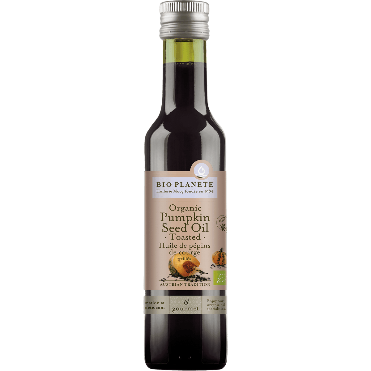 BioPlanète Pumpkin Seed Oil (Rosted) Ekologisk | 250 ml