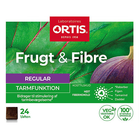 Ortis Frukt & Fibrer 24 Tärningar