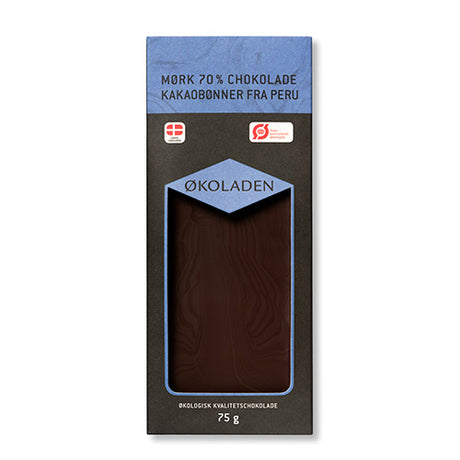 Choklad med EKO Kakao 70% Ekologisk kakaoböna från Peru