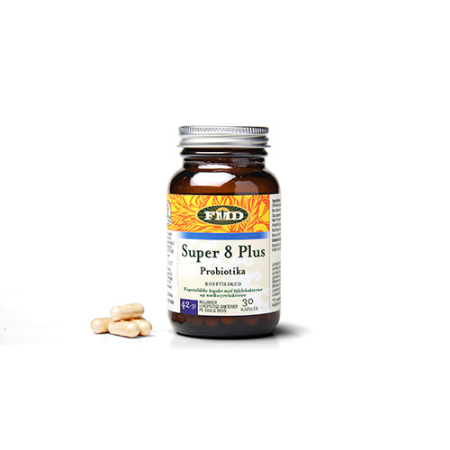 Super 8 Mælkesyrebakterier + Vitamin C från 5år+