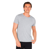 Men´s Crew Neck T-shirt lysegrå str. XL