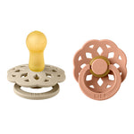 BIBS Boheme Latex 6mån+ (Vanilla/Peach) 2 st