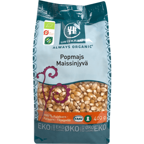 Urtekram Popcorn Ekologisk | 400 g