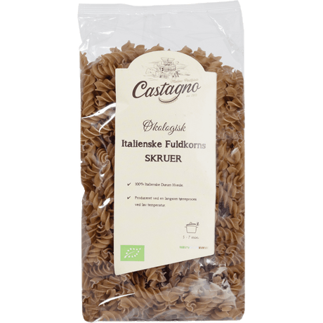 Castagno Skruvar Fullkorn Ekologisk | 500 g