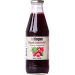 Biogan Tranbärsjuice 100 % Ren Juice EKO | 750 ml