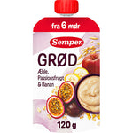Semper Gröt med passionsfrukt, äpple och banan från 6 mån. | 120 g