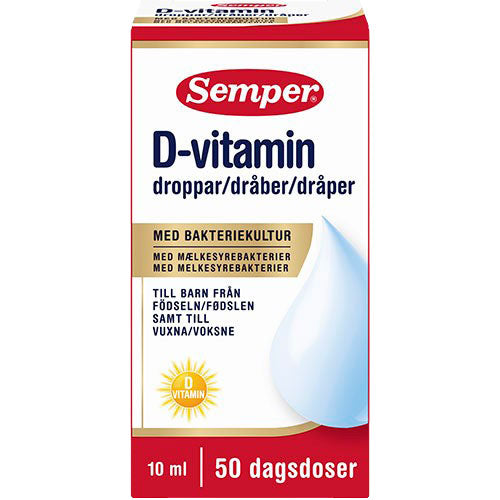 BioGaia Droppar med D-vitamin og Mjölksyrabakterier til Barn