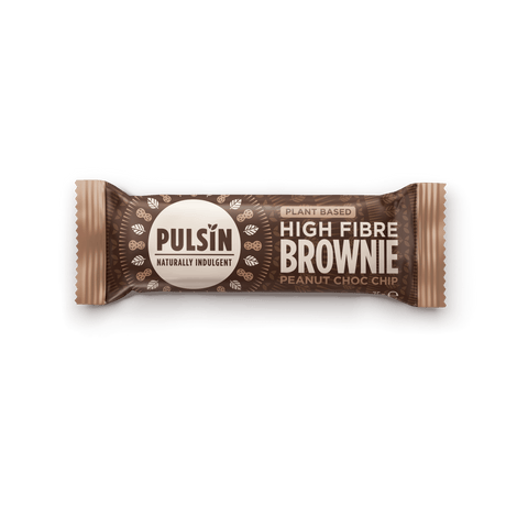 Pulsin Brownie Bar Glutenfri Ekologisk | Peanut Choc Chip