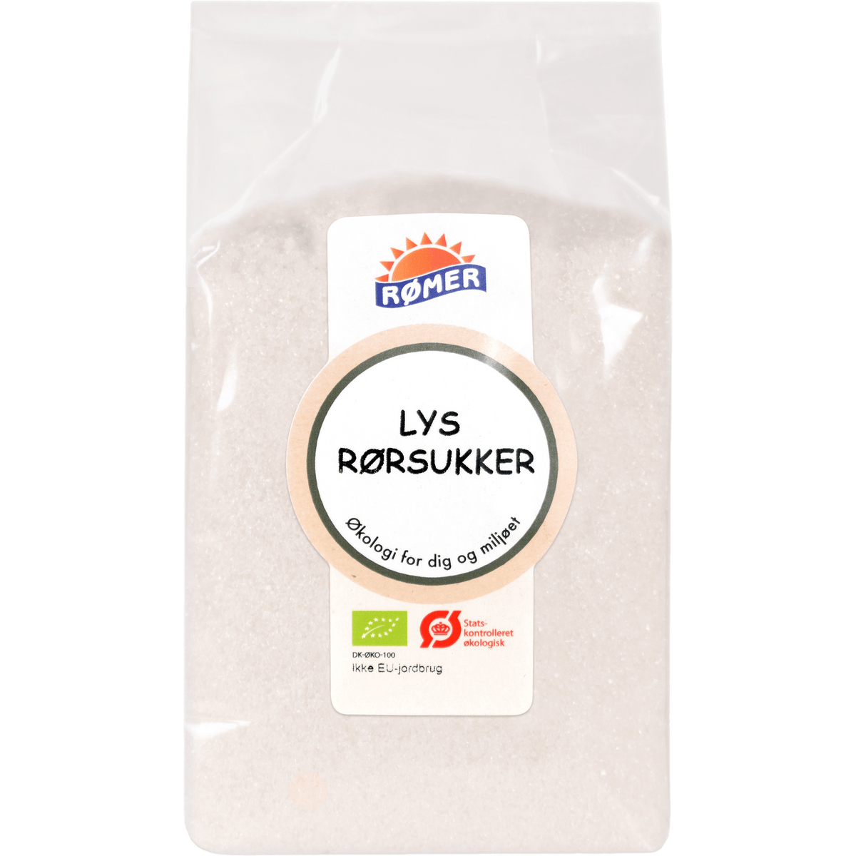 Rømer Rörsocker Ljus Fin Ekologisk | 500 g