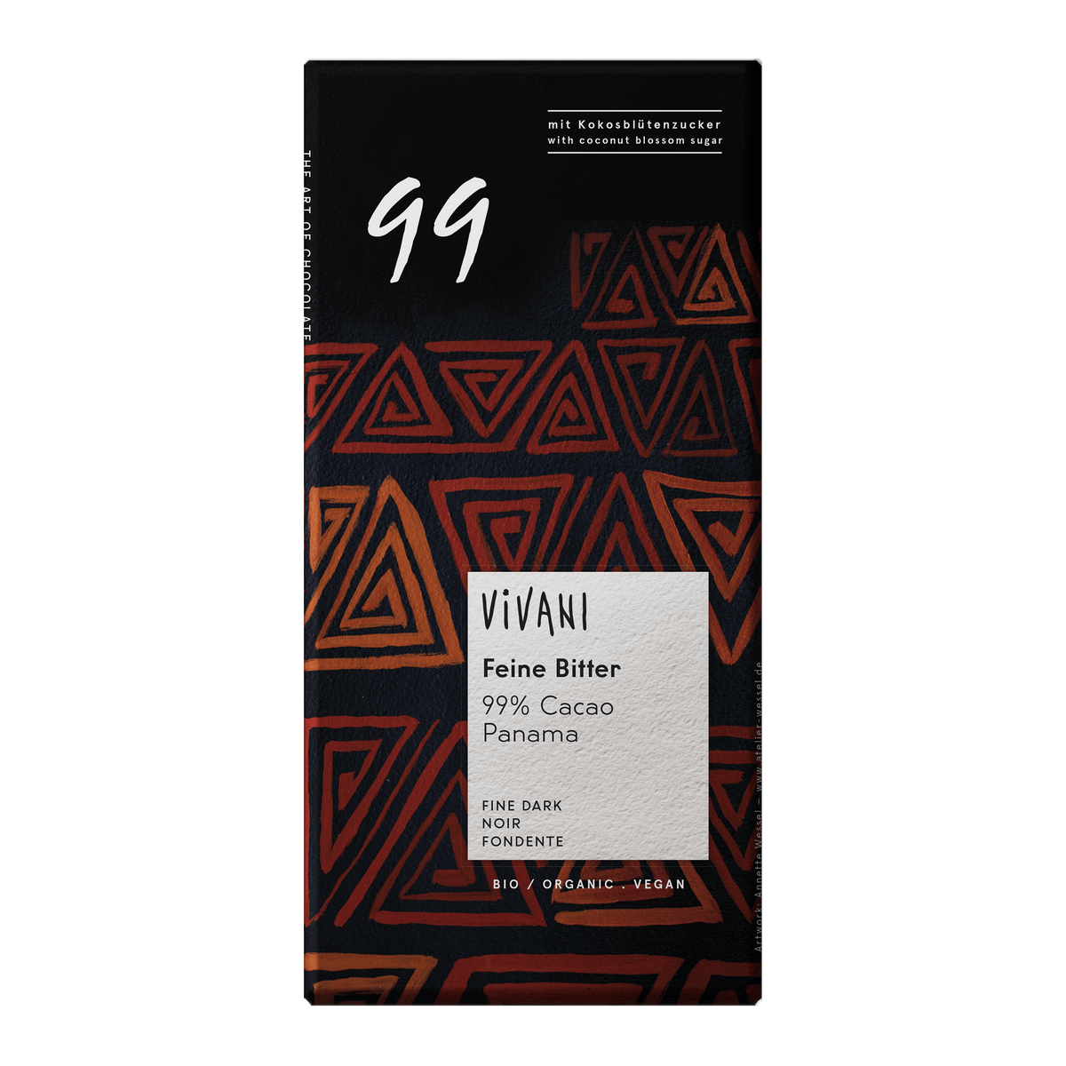 Vivani Mörk Choklad 99% | 80 g