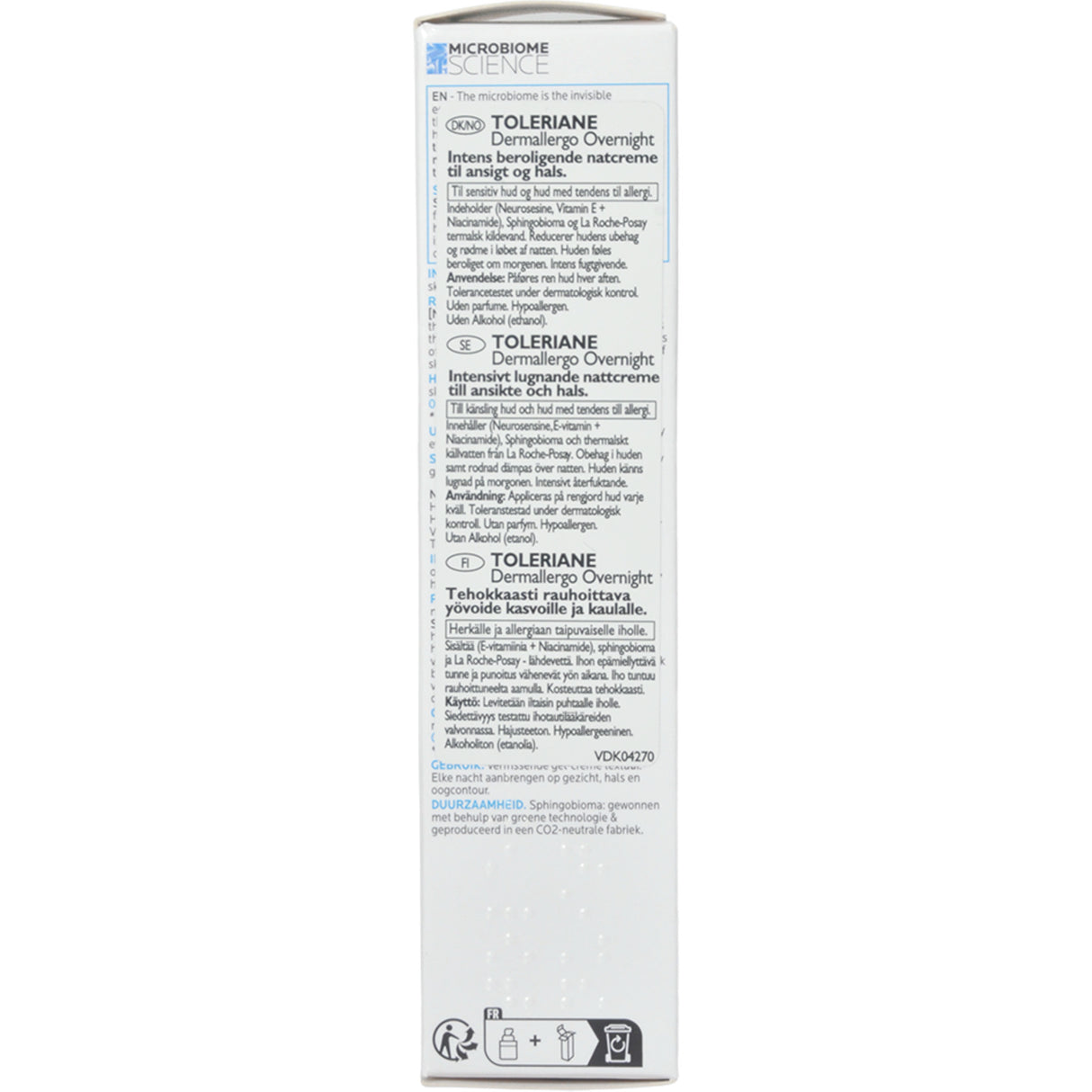 Toleriane Dermallergo Overnight Creme